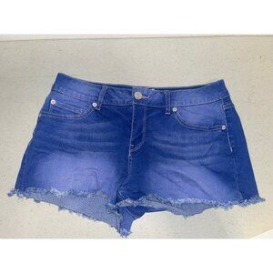 No Boundaries Shorty Booty Jean Shorts Women 13 30X2 Stretch Denim Midrise